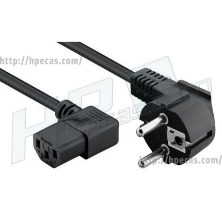 Cabo Alimentação 3 Pinos com angulo 90º IEC C13