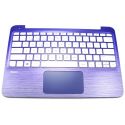 HP STREAM 11-R0 Keyboard / Top Cover Violet Purple Blue (830802-131, V135246FS1 PO) N