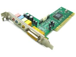 Placa de Som 4.0 C-Media HSP56 PCI Sound Card (CMI8738/PCI-SX) R