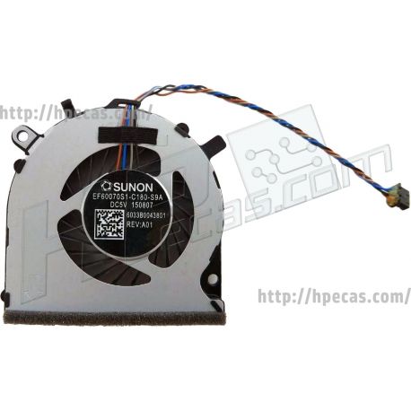 HP 14-AC, 14-AM, 14-AN, 240 G4, 240 G5, 245 G4, 245 G5, 246 G4, 340 G3, 340 G4 Fan (6033B0043803, 813506-001, EF60070S1-C180-S9A) N
