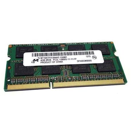 Memória Compatível Sodimm 2GB DDR3 1066 / 1333 / 1600Mhz Single rank 1Rx8 (1.5V / 1.35V) 