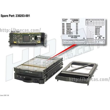 HP Internal 20- 40-gb Dat Hot Plug Universal Tape Dri (230203-001) R