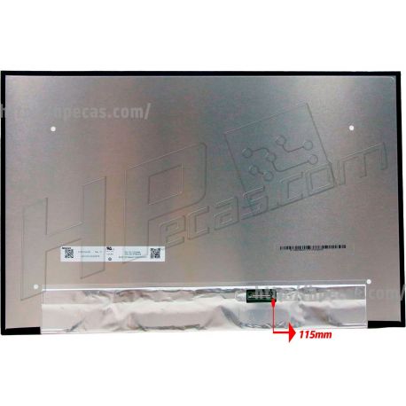 Ecrã LCD 16"&nbsp;1920x1200 WUXGA Antiglare&nbsp;IPS WLED 30-Pinos BR eDP1.2 Flat WOB (LCD148M, B160UAN01.H, B160UAN01.K, B160UAN03.2, LP160WU1(SP)(F1), LP160WU1-SPF1, MNG007JA1-3, N160JCA-EEL REV.A1, N160JCA-EEL REV.C1, NE160WUM-N61, NE160WUM-N61 V8.0, NE160WUM) N