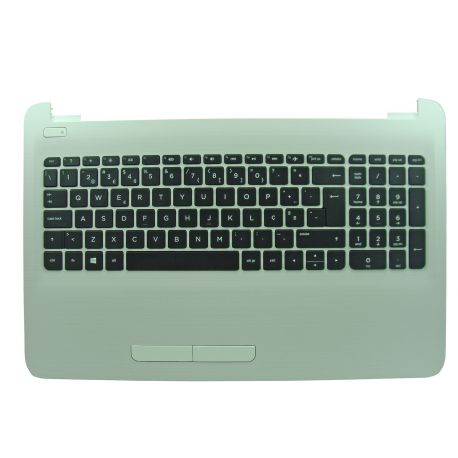 HP Top Cover Branco Cinza inclui TouchPad e Teclado PT HP 15-AY, 15-BA series (855023-131)