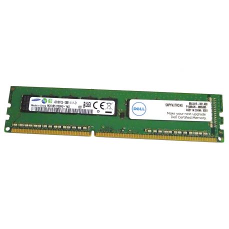 Memória DELL 4GB 1Rx8 PC3L-12800E DDR3-1600 Unbuffered CL5 ECC  (A7303660, 0YWJTR, YWJTR, M391B5173BH0-YK0, SNPYWJTRC/4G)