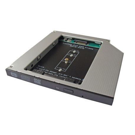 Conversor DVD-RW 9.5mm para M.2 SSD (CONHDDSSD9M2)