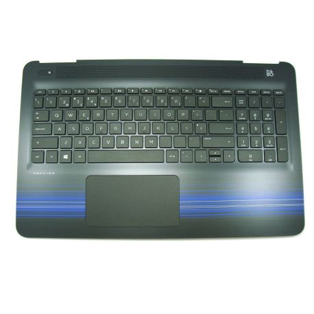 HP PAVILION 15-AU, 15-AW Top Cover c/Teclado Português c/TouchPad s/Backlight Dragonfly Blue (856034-131, 903371-131)