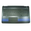 HP PAVILION 15-AU, 15-AW Top Cover with Portuguese Keyboard and TouchPad in Dragonfly Blue (903371-131) N