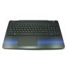 HP PAVILION 15-AU, 15-AW Top Cover c/Teclado Português c/TouchPad s/Backlight Dragonfly Blue (856034-131, 903371-131)