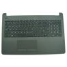 HP Top Cover Dark Ash Silver inclui TouchPad e Teclado PT HP 250 G6, 255 G6 (929906-131)