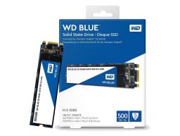 WD 500GB TLC 6Gb/s SATA M.2-B+M-2280 NHP 512n WD Blue RW SSD (WDS500G2B0B) N