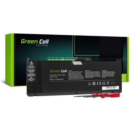Green Cell A1309 Portatil Bateria para Apple MacBook Pro 17 A1297 (Early 2009, Mid 2010) * 7.3V 8600mAh 63Wh (AP26)