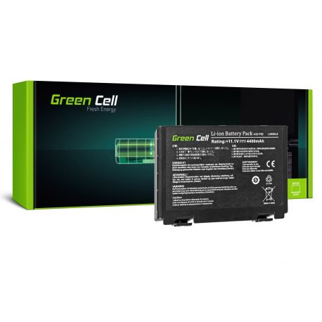 Green Cell Bateria A32-F82 A32-F52 L0690L6 para Asus K40iJ K50 K70 series * 10.8V - 4400 mAh (AS01)