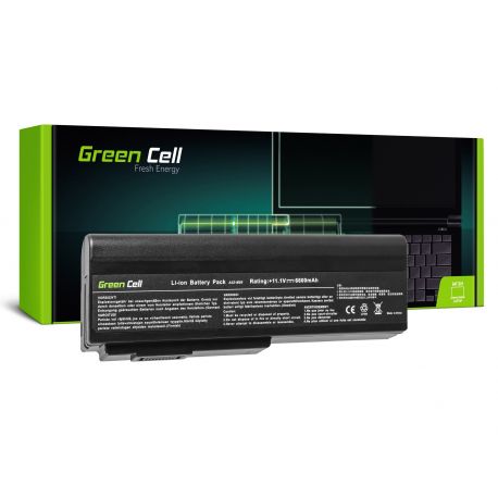 Green Cell Bateria para Asus A32-M50 A32-N61 N43 N53 G50 L50 M50 M60 N61VN - 11,1V 6600mAh (AS09)