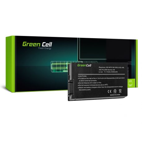 Green Cell Bateria para Asus A8 A8E A8H A8J F8 N81 X80 Z99 - 11,1V 4400mAh (AS46)