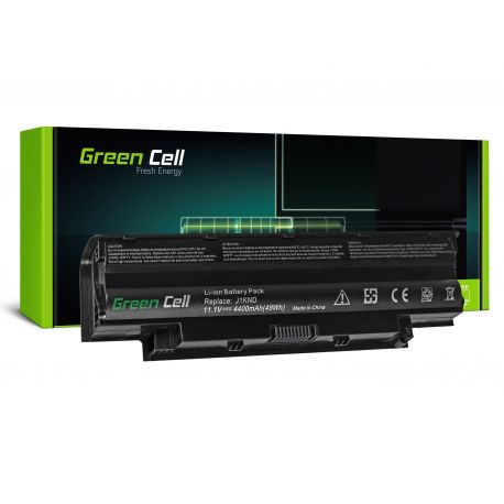 Green Cell Bateria Compatível DELL Inspiron N3010 N4010 N5010 13R 14R 15R J1 - 11,1V 4400mAh (DE01)