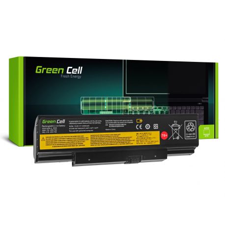 Bateria Green Cell Compatível 76+, 6C 10.8V 48Wh 4400mAh, ThinkPad Edge E550, E550c, E555, E560, E565 (LE80, 45N1758, 45N1759, 45N1760, 45N1761, 45N1762, 45N1763, 4X50G59217) C