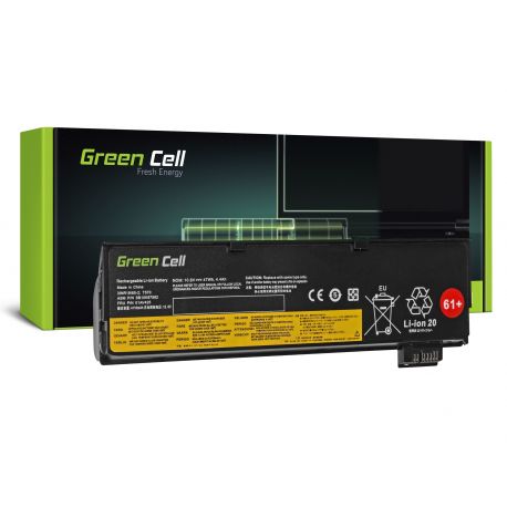 Green Cell Bateria para Lenovo ThinkPad T470 T480 T570 T580 T25 A475 A485 P51S P52S * 11.1V 4400mAh 61+ (LE95) N