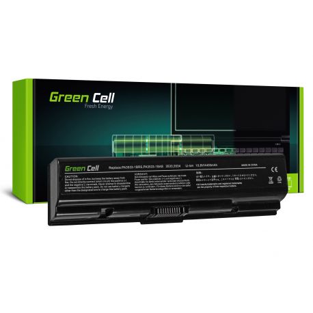 Green Cell Bateria para Toshiba Satellite A200 A300 A500 L200 L300 L500 - 11,1V 4400mAh (TS01)