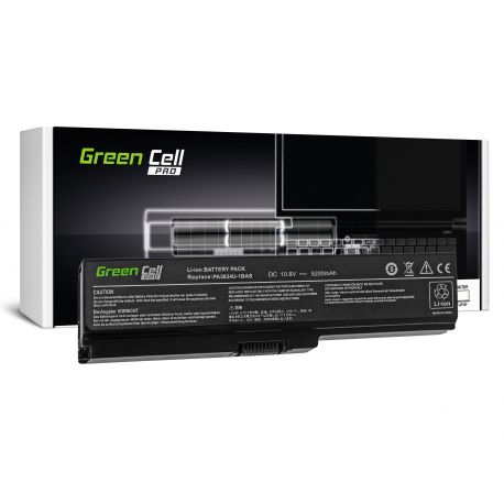 Green Cell PRO Bateria para Toshiba Satellite A660 A665 L650 L650D L655 L670 L670D  PA3634U-1BRS - 11,1V 5200mAh (TS03PROV2)