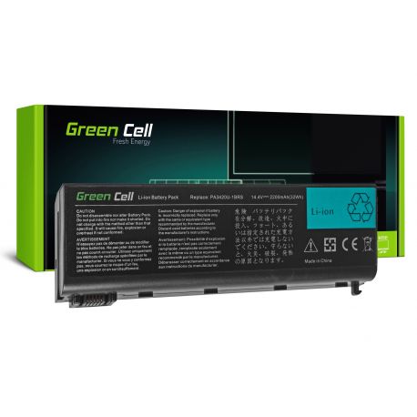 Green Cell Bateria para Toshiba Satellite L10 L15 L20 L25 L30 L35 L100 - 14,4V 2200mAh (TS36)
