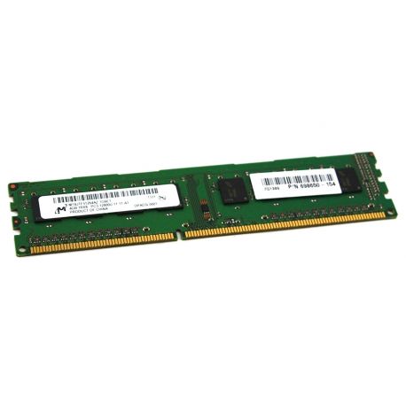 HPE 4GB (1x4GB) 1Rx8 PC3-12800U-11 UDIMM 1.5V 240-pin Dimm STD (698650-154, 698650-581) N