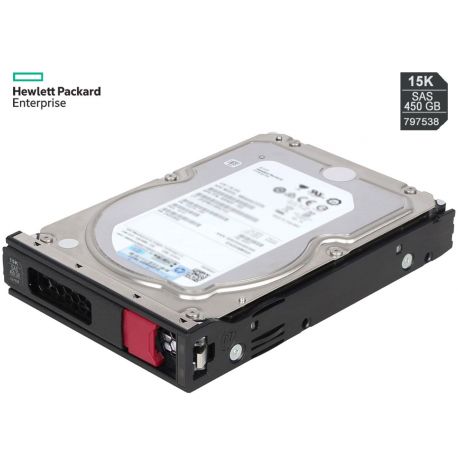 HPE 450GB 15K 12Gb/s SAS 3.5" LFF HP 512n ENT LP HDD (797287-B21, 797538-001) R