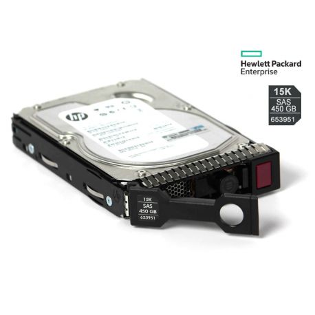 HPE 450GB 15K 6Gb/s DP SAS 3.5" LFF HP 512n ENT Gen8-Gen10 SC Not for MSA HDD (652615-B21, 653951-001) R