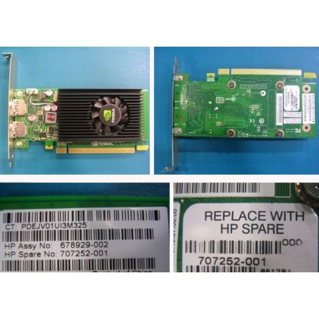 Hp Graphics Card Nvidia Nvs310512mb Pcie X16 Uefi (707252-001)