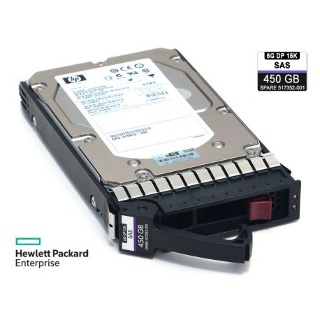 HPE 450GB 15K 6Gb/s DP SAS 3.5" LFF HP 512n ENT G5-G7 ST HDD (516816-B21, 517352-001) R