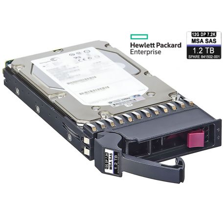 HPE 2TB 7.2K 12Gb/s DP SAS 3.5" LFF HP 512n MDL for MSA MC HDD (N9X93A, 841502-001) N