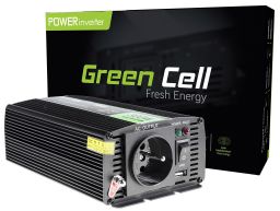Green Cell  Voltage Car Inverter 12V to 230V, 300W/600W Full Sine Wave (INV05)