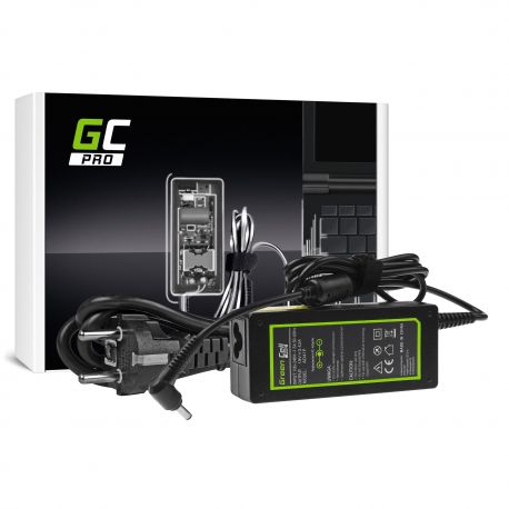 AC Adapter  Green Cell PRO 19V 3.42A 65W para Asus F553 R540 X540 X553 ZenBook UX303L 4.0 x 1.35 mm (AD41P)