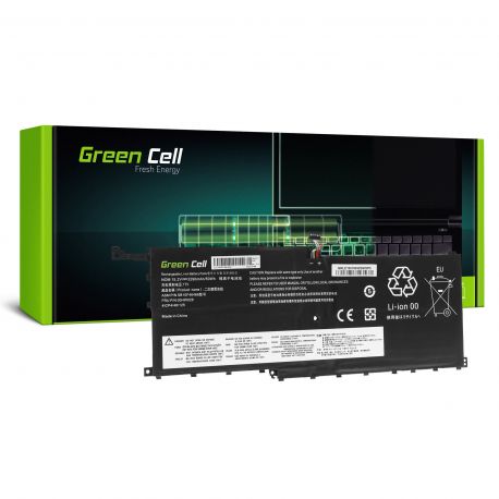 Green Cell Bateria para Lenovo ThinkPad X1 Carbon 4th Gen e Lenovo ThinkPad X1 Yoga (1st Gen, 2nd Gen) * 15.2V 3200mAh 60Wh (LE130)