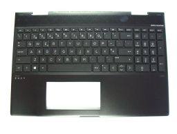HP ENVY 15-CN Keyboard/Top Cover com Backlight Dark Ash Silver (490.0EH07.BL06, L13652-131, L20748-131, L23266-131, SG-93330-XPA, SN8172BL2 PT) N