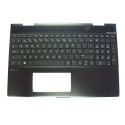 HP ENVY 15-CN Keyboard/Top Cover com Backlight Dark Ash Silver (490.0EH07.BL06, L13652-131, L20748-131, L23266-131, SG-93330-XPA, SN8172BL2 PT) N