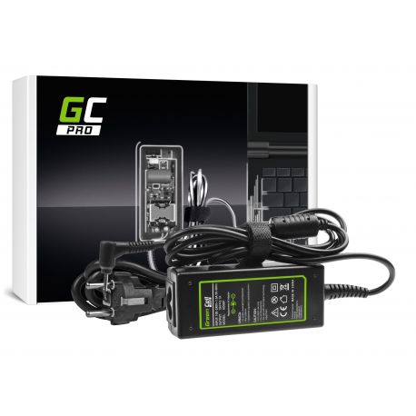 Green Cell PRO Carregador  AC Adapter para Asus Eee PC 1001PX 1005HA 1201HA 1215B X101 19V 2.1A 40W 2.5 x 0.7 mm (AD06P)