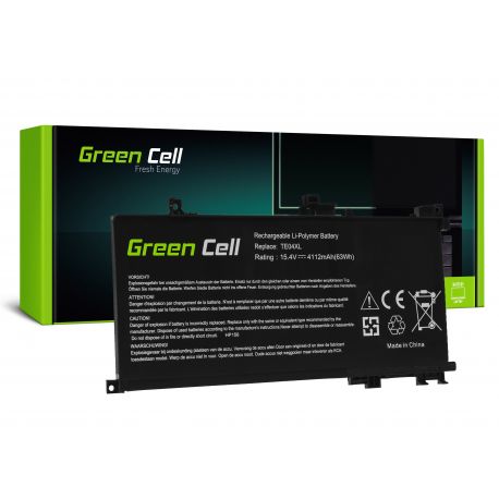 Green Cell Bateria TE04XL 15V para HP Omen 15-AX Pavilion 15-BC series (HP156, 905175-271, 905175-2C1, 905277-855, HSTNN-DB7T, HSTNN-DB8T, L15188-2C1, L15392-005, TE04061XL, TE04063XL)
