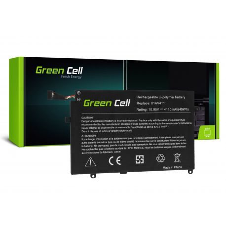 Portatil Bateria Green Cell 01AV411 01AV412 01AV413 para Lenovo ThinkPad E470 E475 (LE139, 01AV411, 01AV412, 01AV413, SB10K97568, SB10K97569, SB10K97570) C