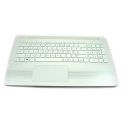 HP PAVILION 15-AU, 15-AW, Top Cover with Portuguese Keyboard and TouchPad in Blizzard White (856044-131) N