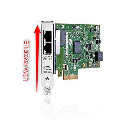 HPE Ethernet 10Gb 2-port 530T Adapter Low Profile Bracket (656596-B21, 657128-001, 656594-001)