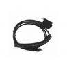 Honeywell RS232 PowerLink Cable with Built in Power Jack Black Coiled Cord with Long Strain Relief (53-53000, 53-53000-N, 53-53000-N-3, 53-53000X-3, 53-53000X-N-3) N