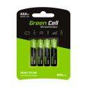 Green Cell 4x AAA HR03 Baterias 800mAh (GR04)