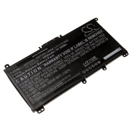 HP Bateria HT03XL Compatível 3C 11.55V 41Wh 3550mAh (HSTNN-DB8R, HSTNN-DB8S, HSTNN-DB9D, HSTNN-IB8O, HSTNN-IB8X, HSTNN-LB8L, HSTNN-LB8M, HSTNN-OB1H, HSTNN-OB1L, HSTNN-UB7J, HSTNN-UB7Q, HT03041XL, HT03045XL, L11119-855, L11119-856, L11119-857, L56424-005)C