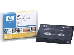 HPE Data Cartridge Tape, 4mm DDS-4, 150m, 20/40GB (C5718A, 9164-0443) N