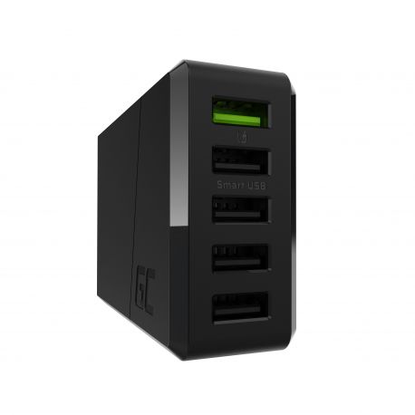 Green Cell GC ChargeSource 5 5xUSB 52W Carregador com fast charging Ultra Charge and Smart Charge (CHARGC05)