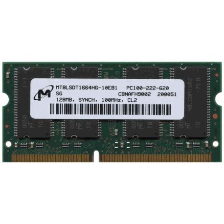 Memória HP 128MB 2R PC-100 SDR-100 UnBuffered CL2 nEE 3.3V SoDimm ( C7779-60270, C2388A) R