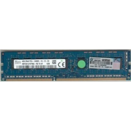 HPE 4GB (1x4GB) 2Rx8 PC3-14900E-13 ECC UDIMM 1.5V 240-pin Dimm (708633-B21, 708633-S21, 712287-071, 715270-001) R