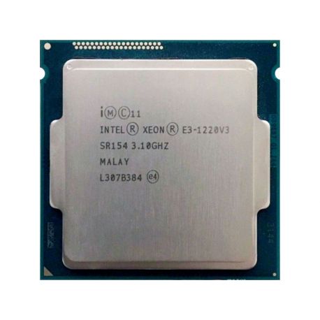 Intel® Xeon® Processor E3-1220 v3 8M Cache, 3.10 GHz FCLGA1150 (03T6758, 721864-004, 725282-001, E3-1220V3, SR154) R