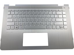 HP PAVILION 14-BAxxxxx TOP COVER with Keyboard PT Pike Silver with backlight (924115-131) N